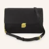 By bar Bags*violet bag | black