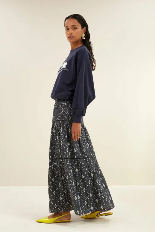 By bar Skirts*xena midnight ikat skirt | midnight ikat